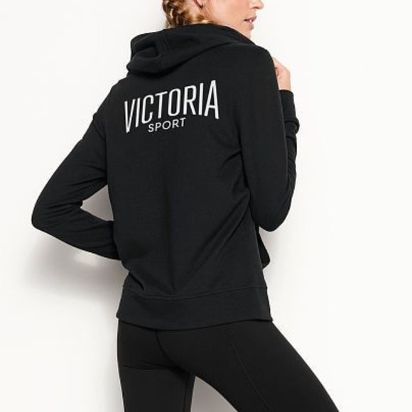 Victoria's Secret Tops - Victoria Sport Lightweight Fleece Zip Hoodie